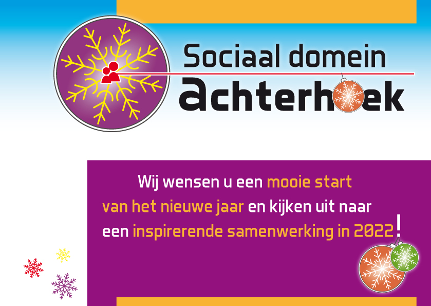 Eindejaarswens vanuit sociaal domein Achterhoek